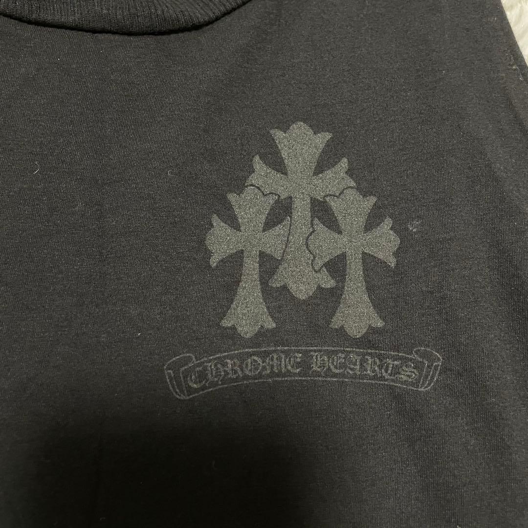 Chrome Hearts トリプルクロス ダメージ加工　タンクトップ S 黒