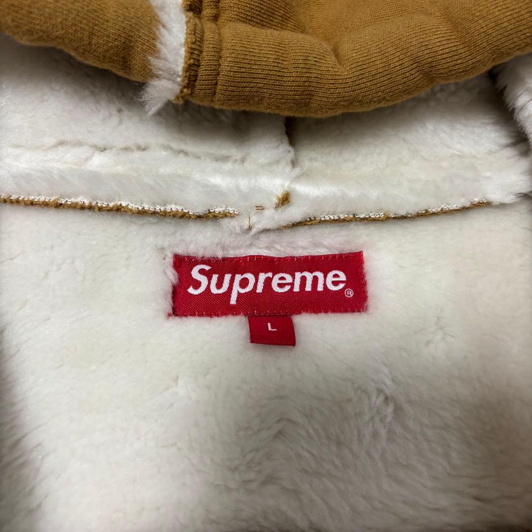 怪*7様 Supreme Faux Shearling Hooded Jacke