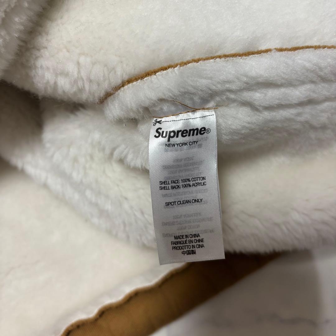 怪*7様 Supreme Faux Shearling Hooded Jacke