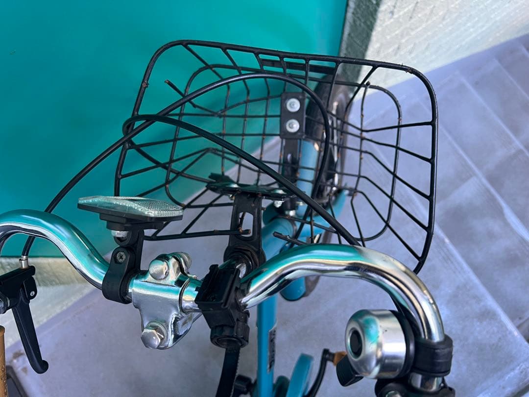 People 子供用自転車 補助輪付き 青　18インチ