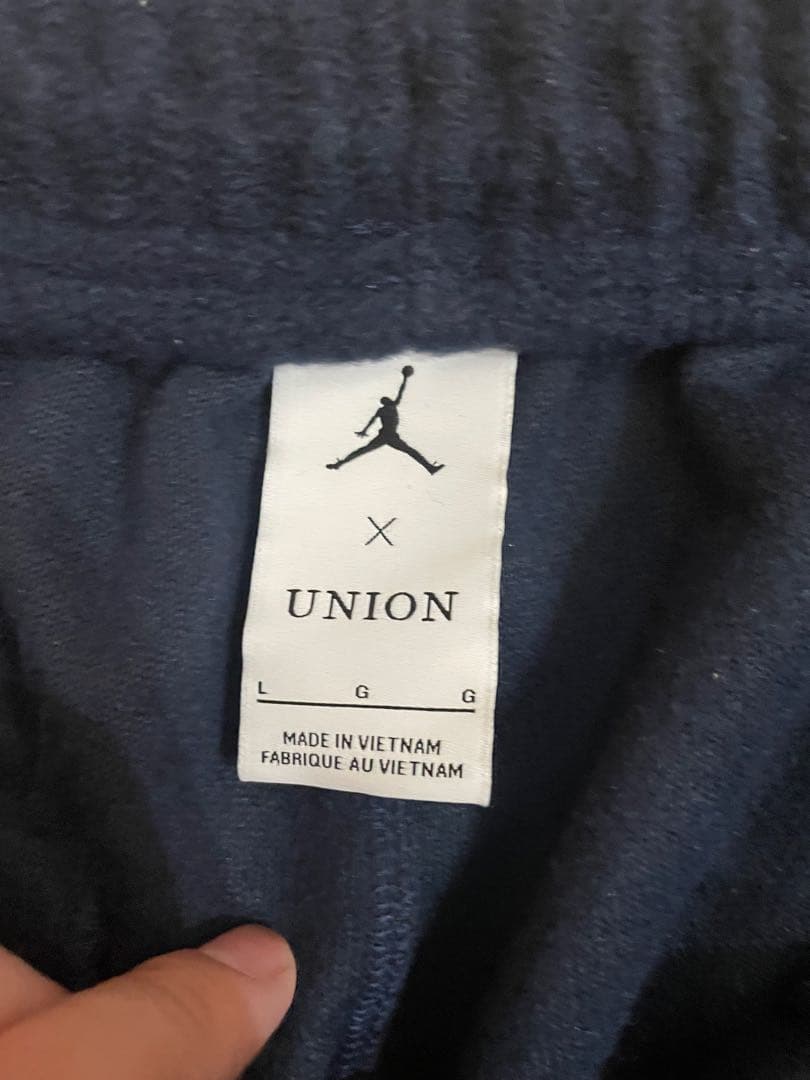 Jordan x Union ネイビー パンツ L