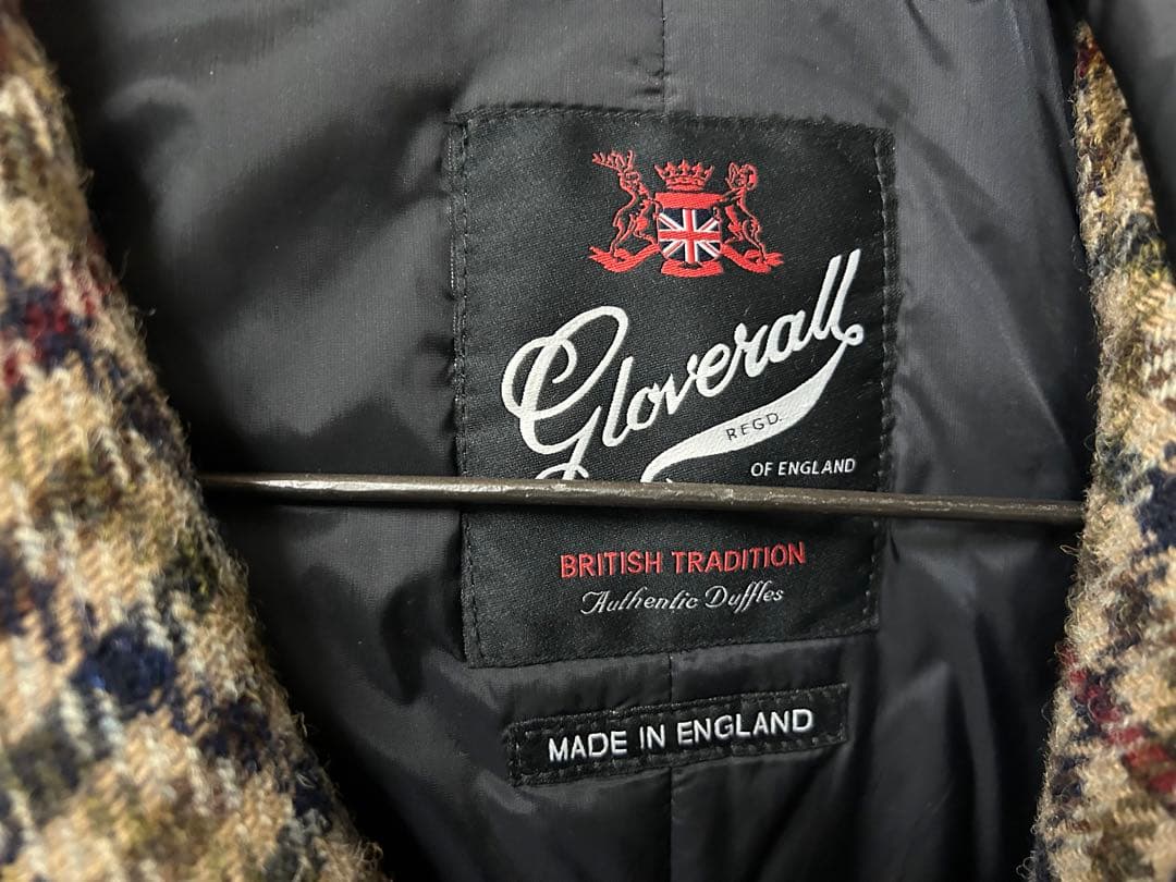 グローバーオール Harris Tweed ダッフルコート 100%ウール