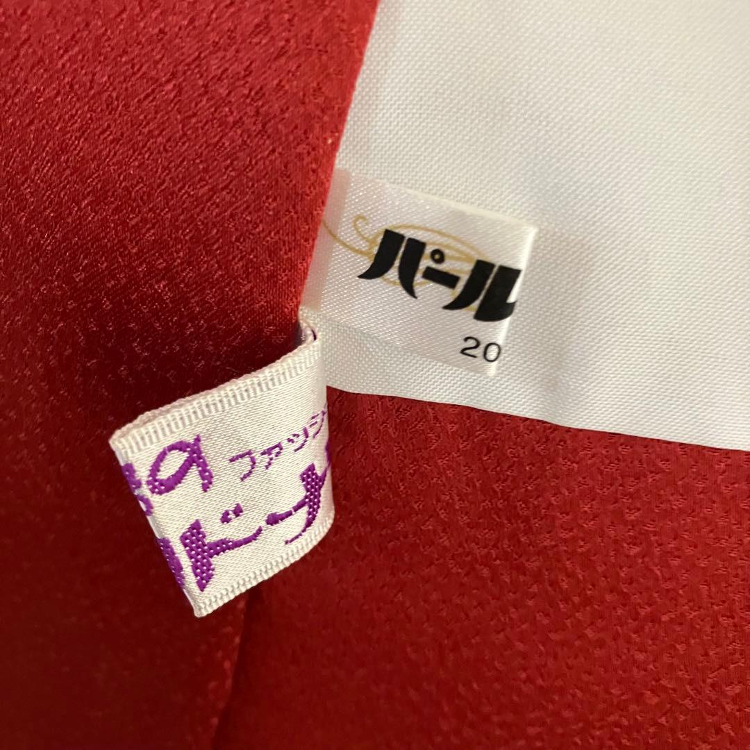 振袖　パールトーン　黒、紫　花柄