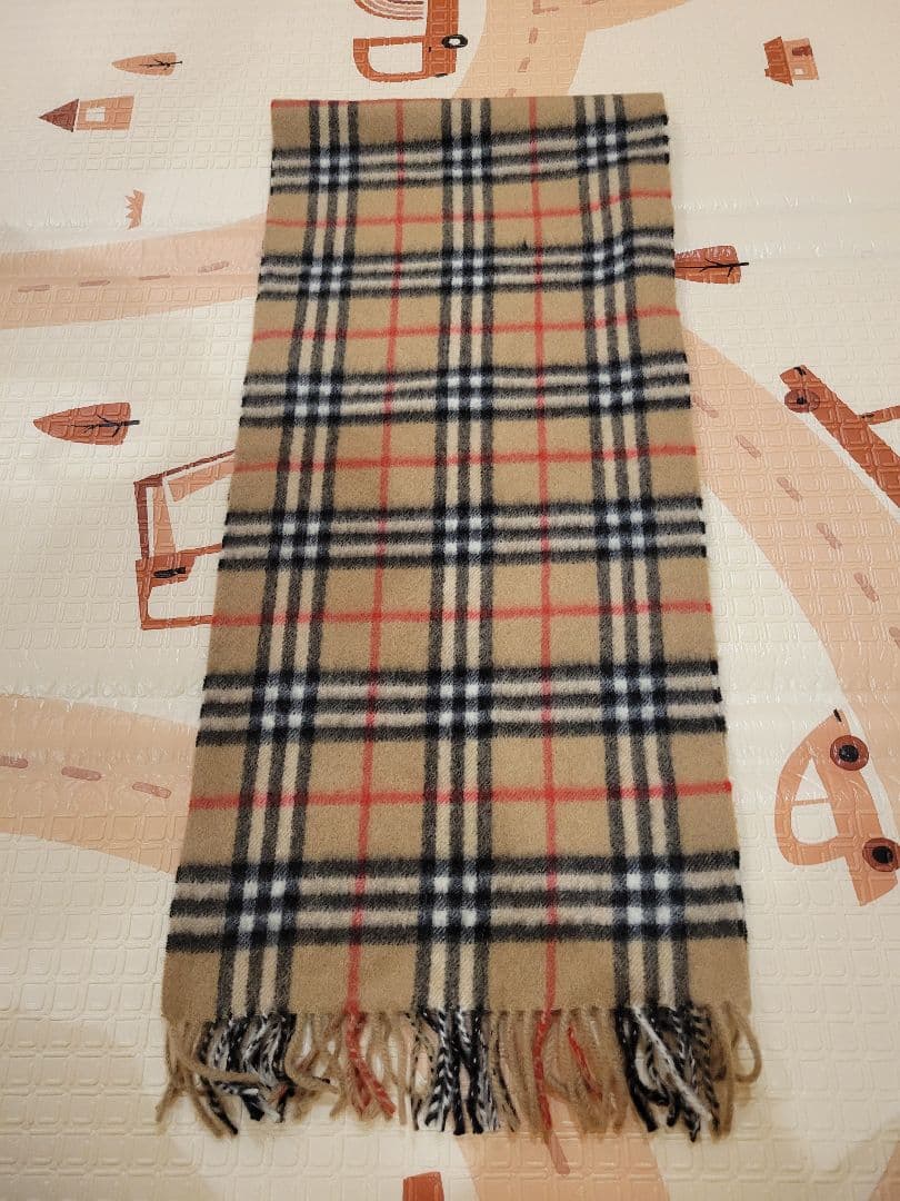 Burberryマフラー タータンチェック カシミヤ
