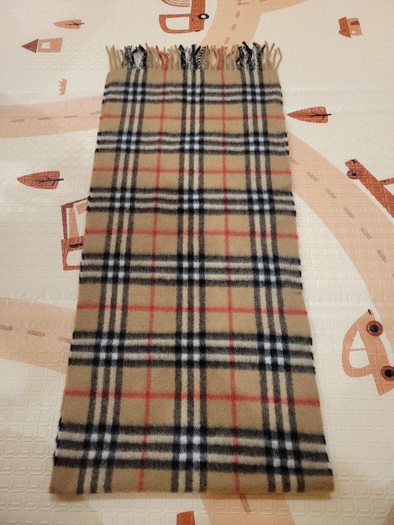 Burberryマフラー タータンチェック カシミヤ