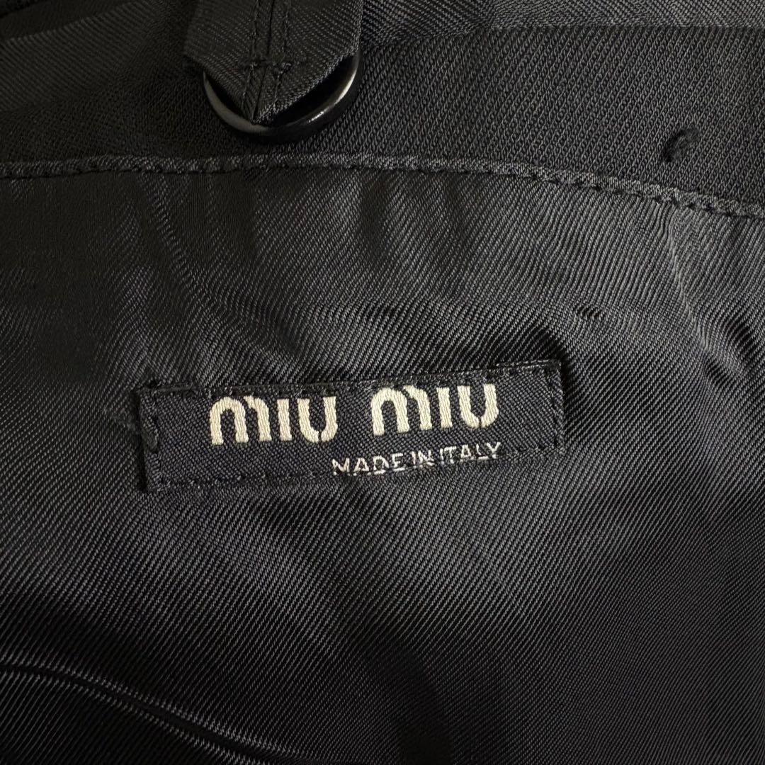 archive miumiu メンズ セットアップスーツ 希少 黒　Black