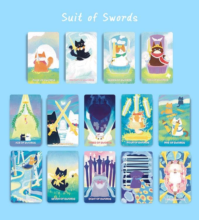 【正規品タロットカード】レア✨クラウドファンディング完売✨魔法の猫たちのカード