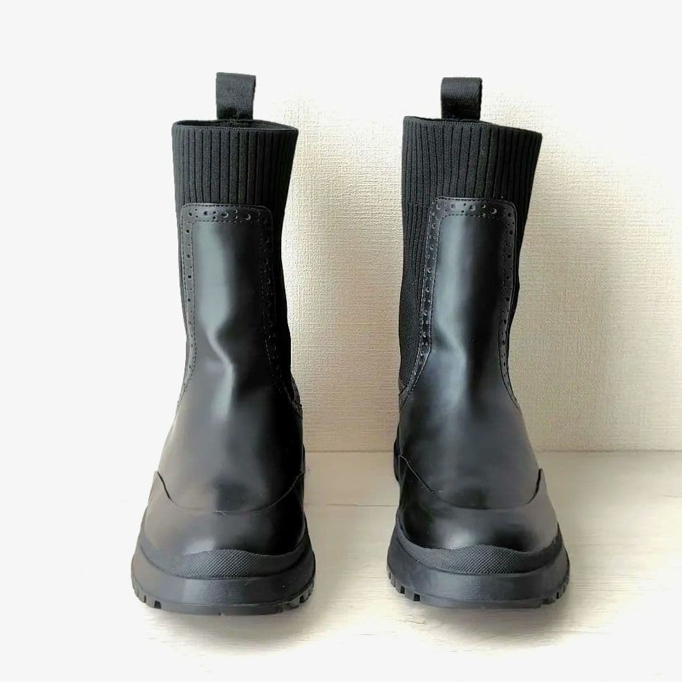 未使用級✨️MARECHAL TERRE【24.5cm】サイドゴアブーツ　箱付き