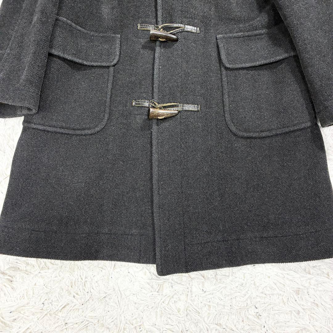美品✨PaulSmith ウール ダッフルコート ヘリンボーン ブラック