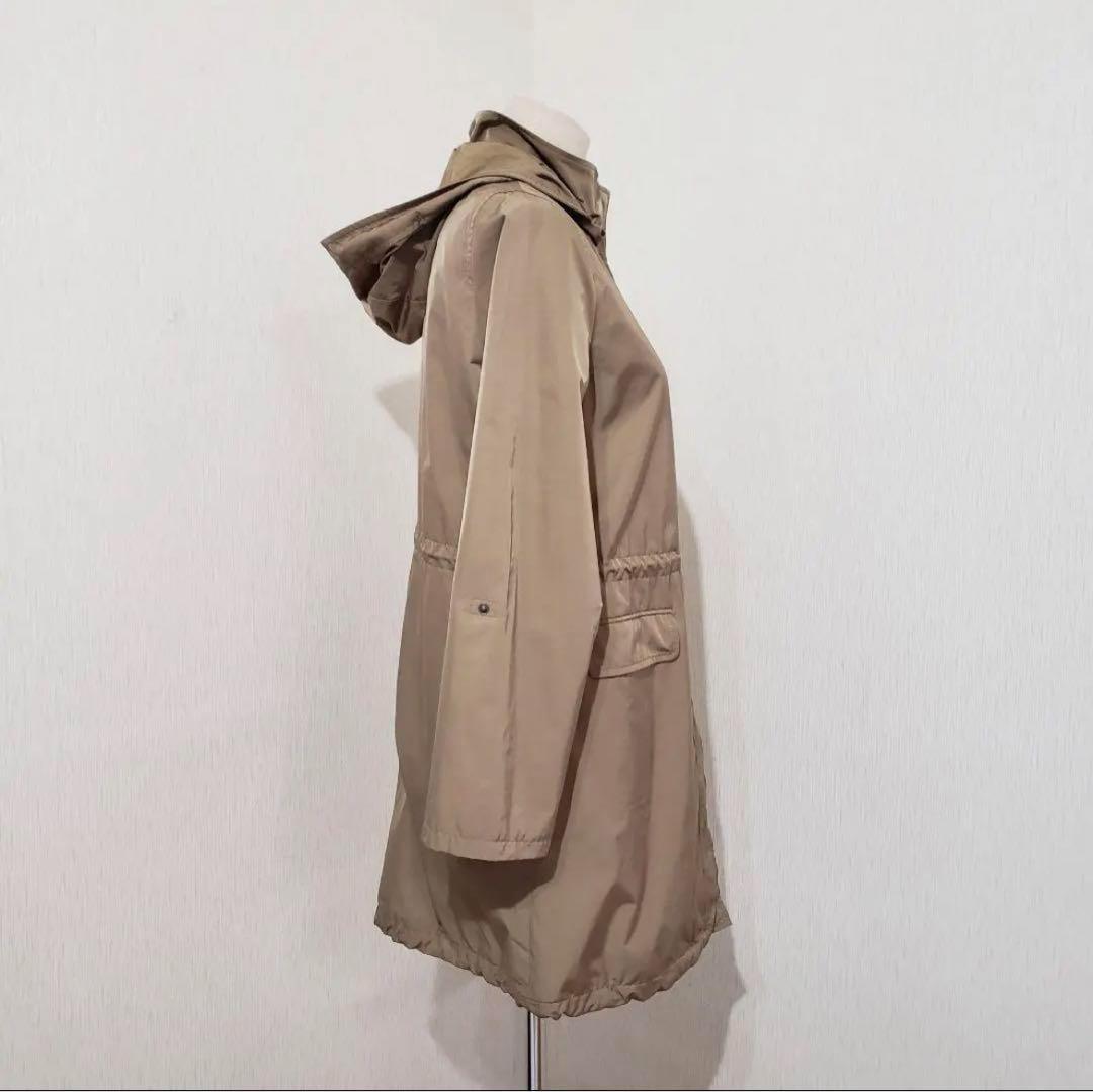 【新品】INDIVI　モッズコート　size38　カーキ系