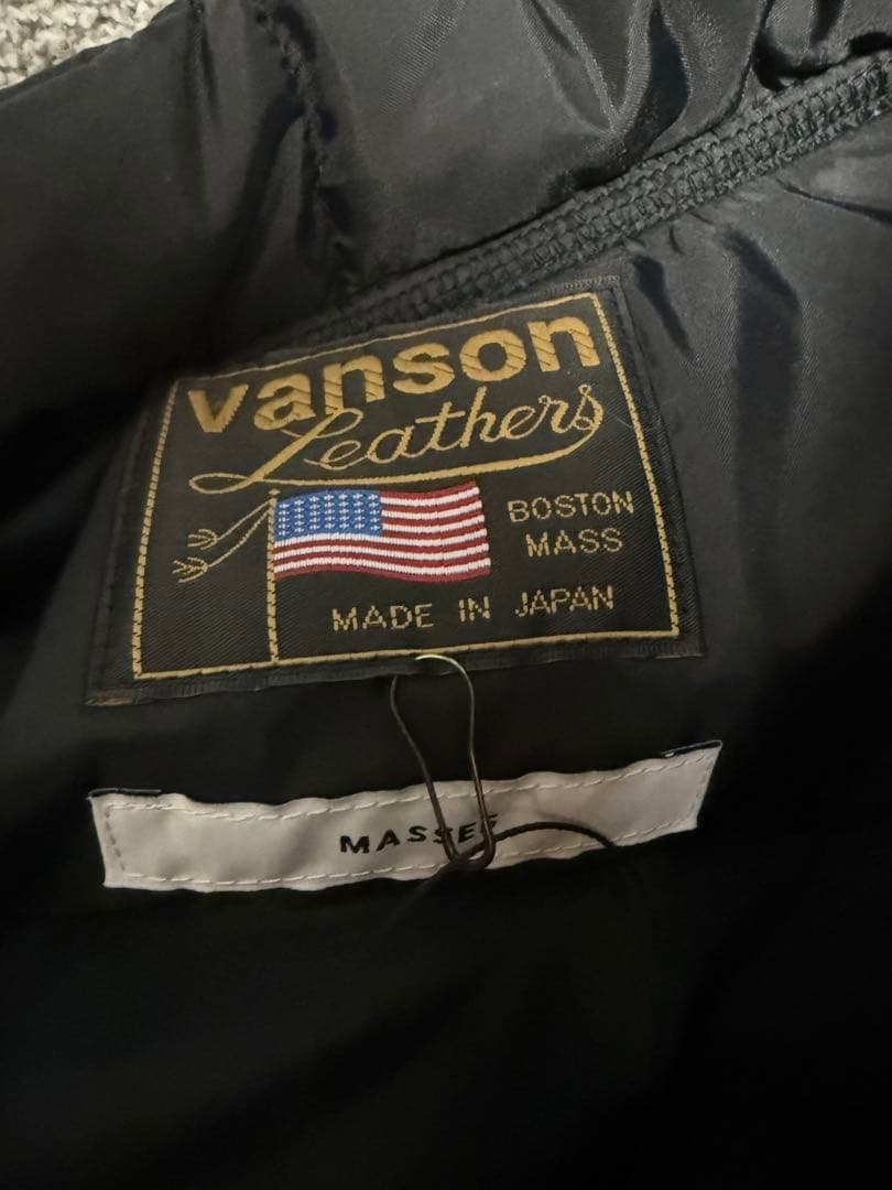 新品　VANSON×MASSES NYLON VEST