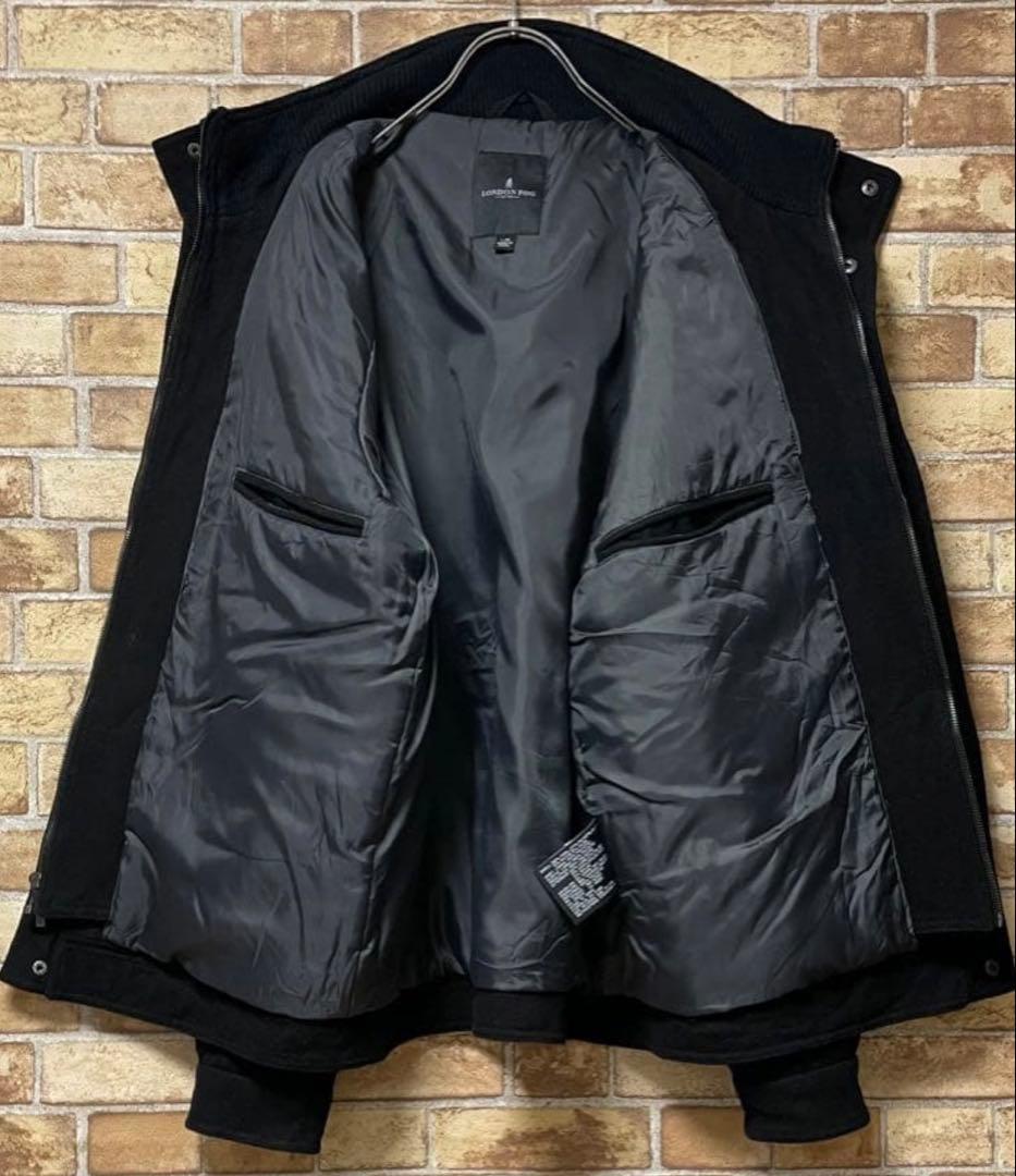 meemeee ロンドンフォグ　ウールジャケット　黒L