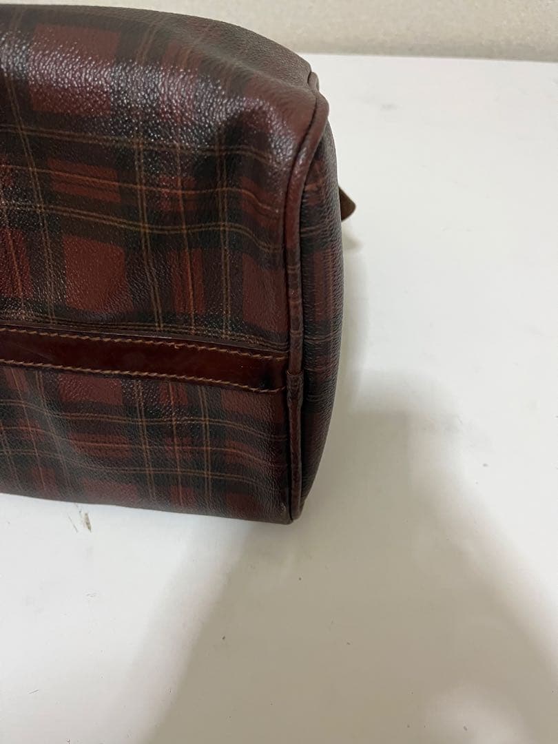 POLO Ralph Lauren ミニボストンバッグ チェック柄