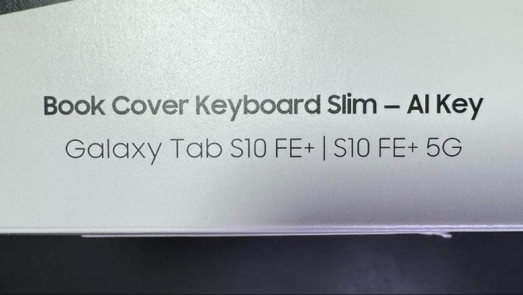 【動作未確認】Galaxy Tab S10 FE+ ブックカバー キーボード