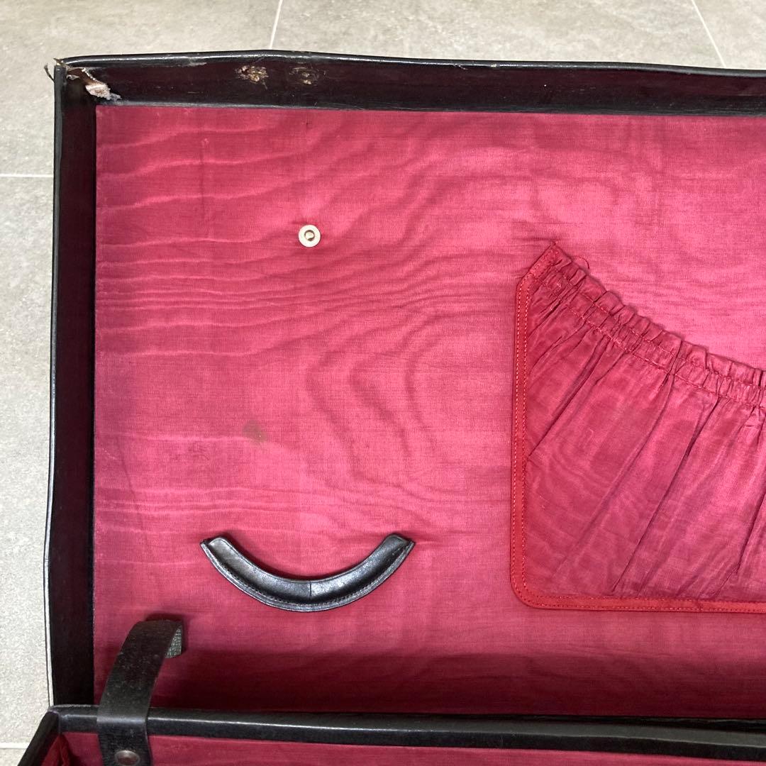 ヴィンテージ レザー トランクケース トランクバッグ レトロ雑貨 古道具