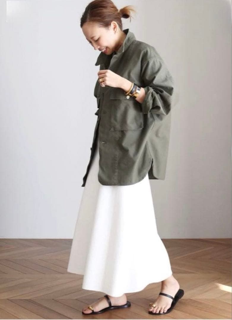 Deuxieme Classe military シャツジャケット