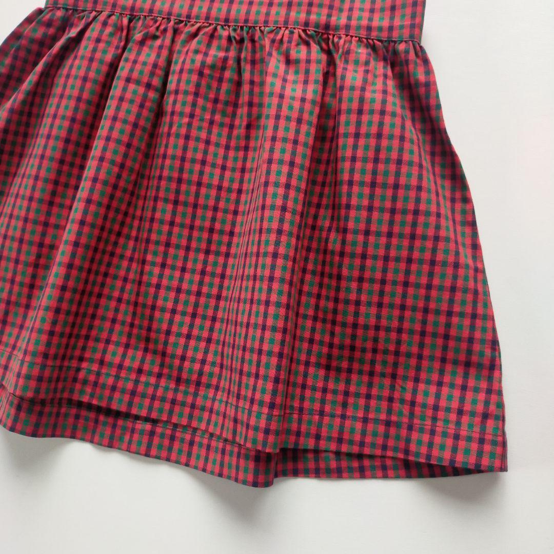 美品★現行品★80cm familiar ファミリア チェックワンピース