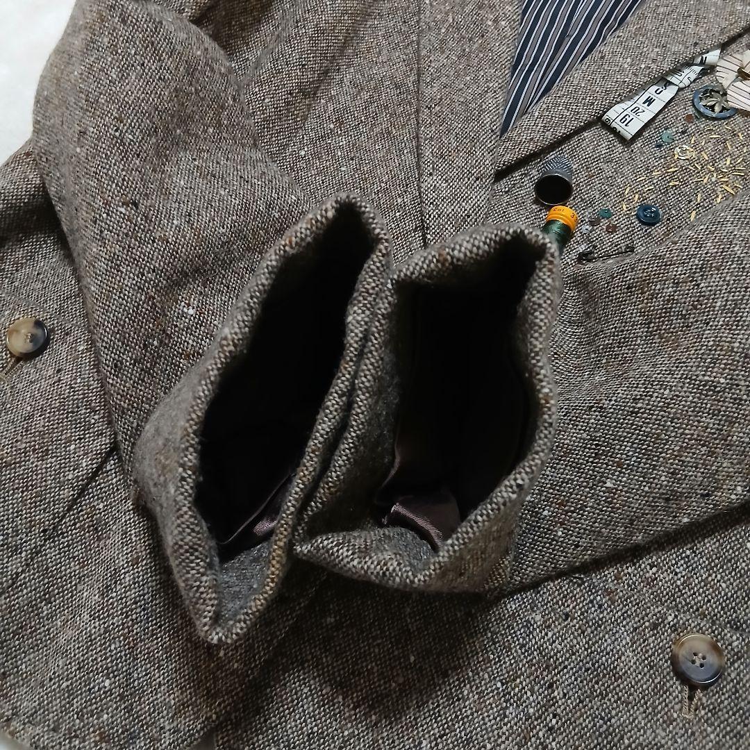 【極美品/希少】MOSCHINO メイドツール ツイードテーラードジャケット