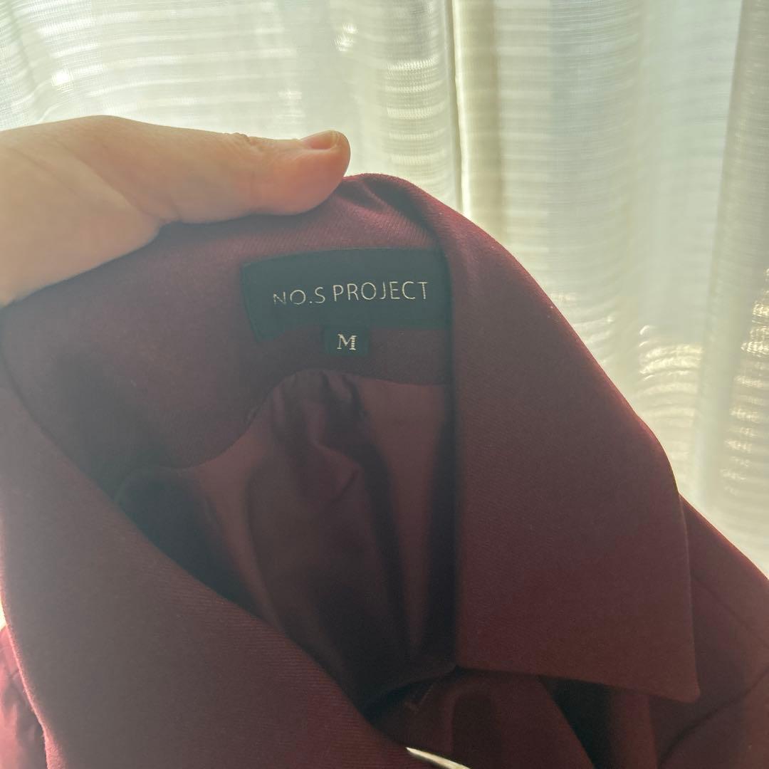 NO.S PROJECTチェスワンピース　ボルドー