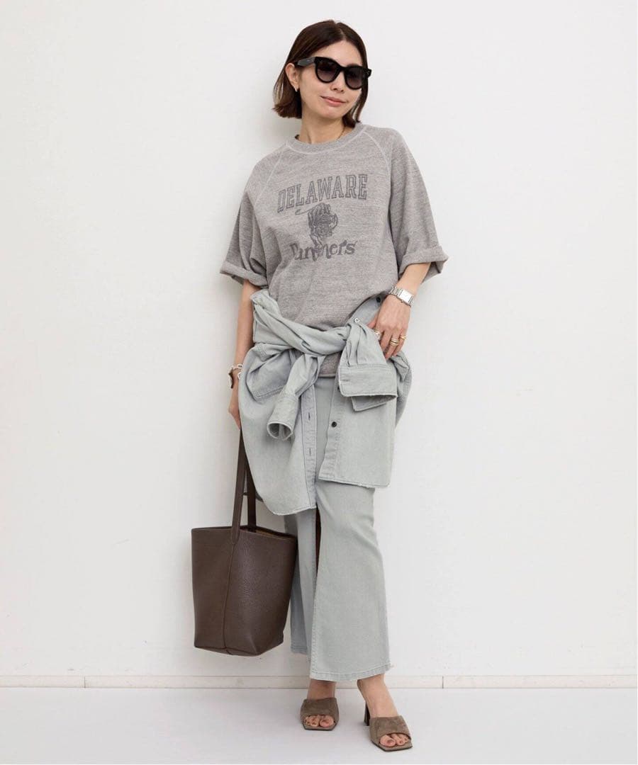 新品アパルトモン　BLEACH DENIM SK