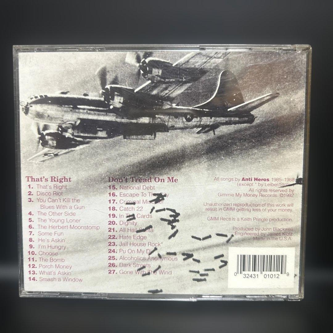 洋楽 Anti-Heros That's Right CD