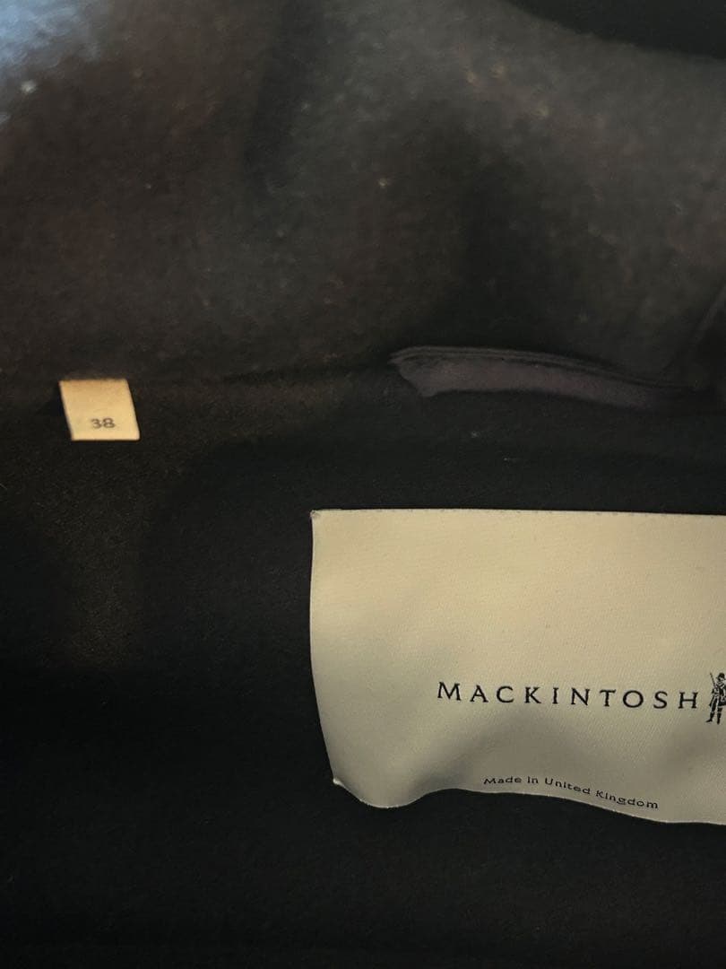 MACKINTOSH マッキントッシュ ダッフルコート　ネイビー　サイズ38