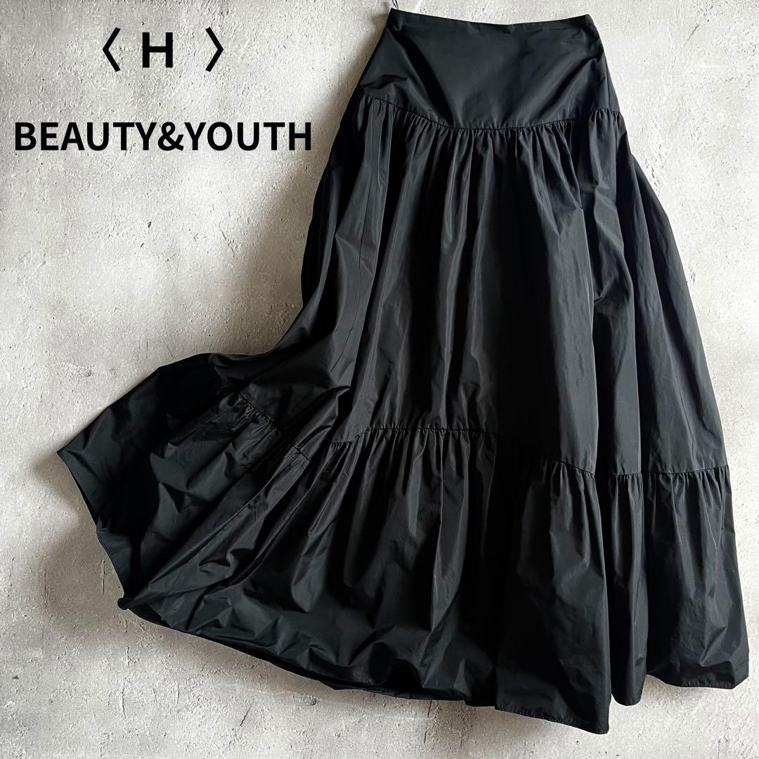 【haru】H　BEAUTY&YOUTH ＜H＞シャンブレータフタスカート