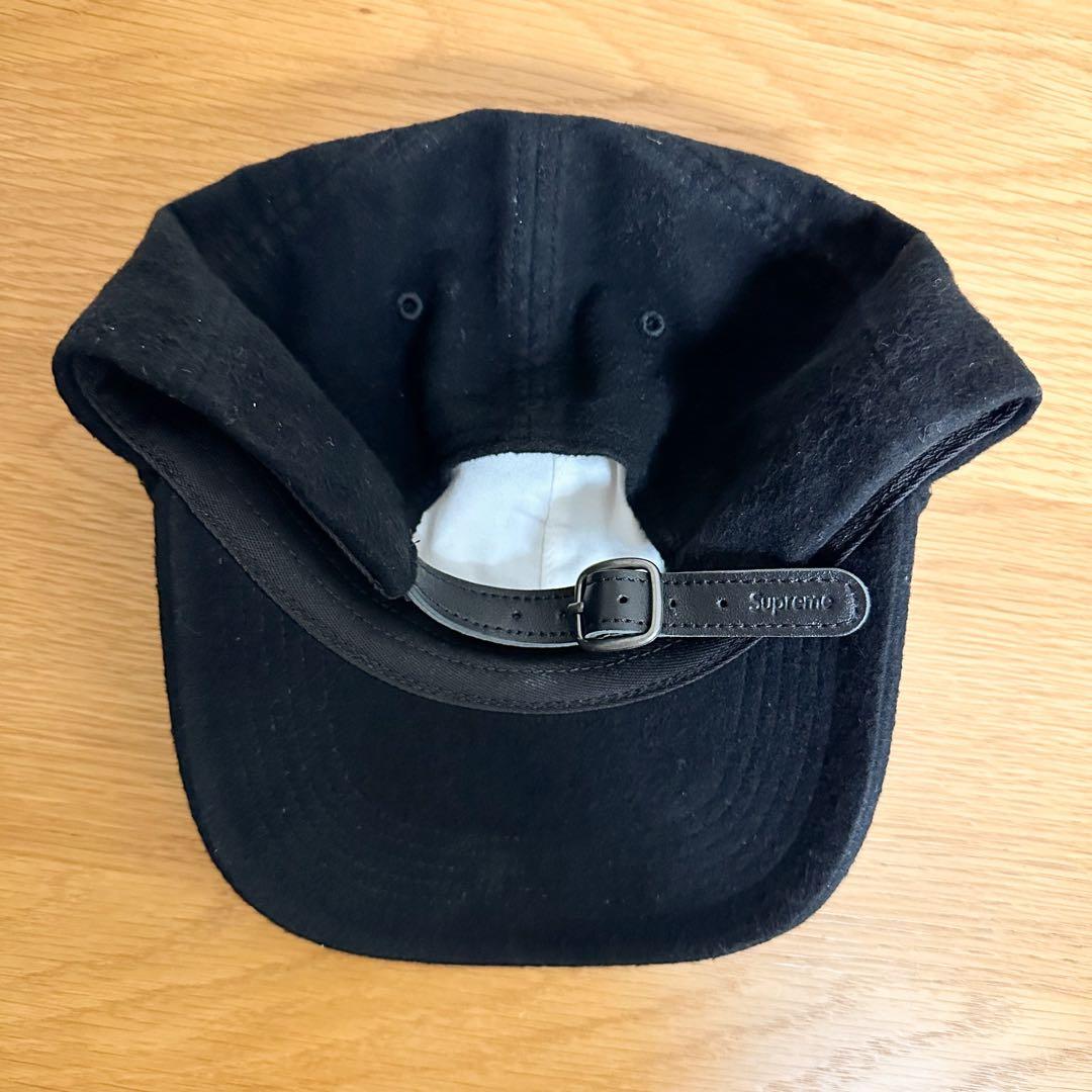 【美品】supreme Washed Flannel 6-Panel Black