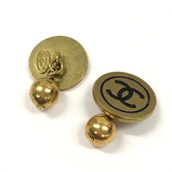 CHANEL シャネル カフス GP 95P ココマーク ヴィンテージ ゴールド