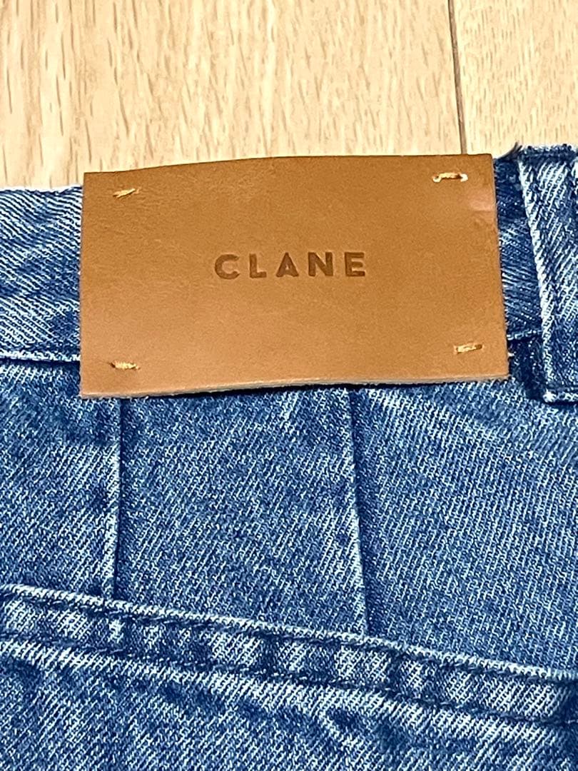 CLANE クラネ 花柄　刺繍　デニムパンツ