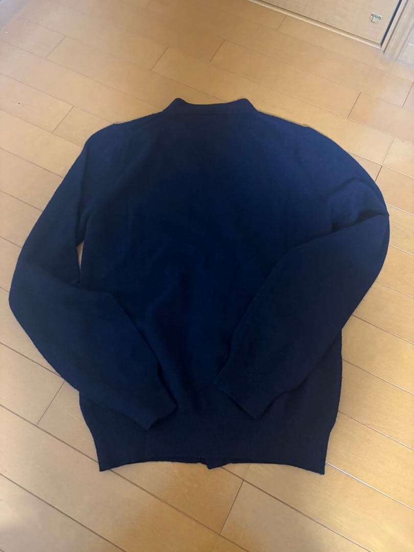COMME des GARÇONS PLAY ネイビー カーディガン S