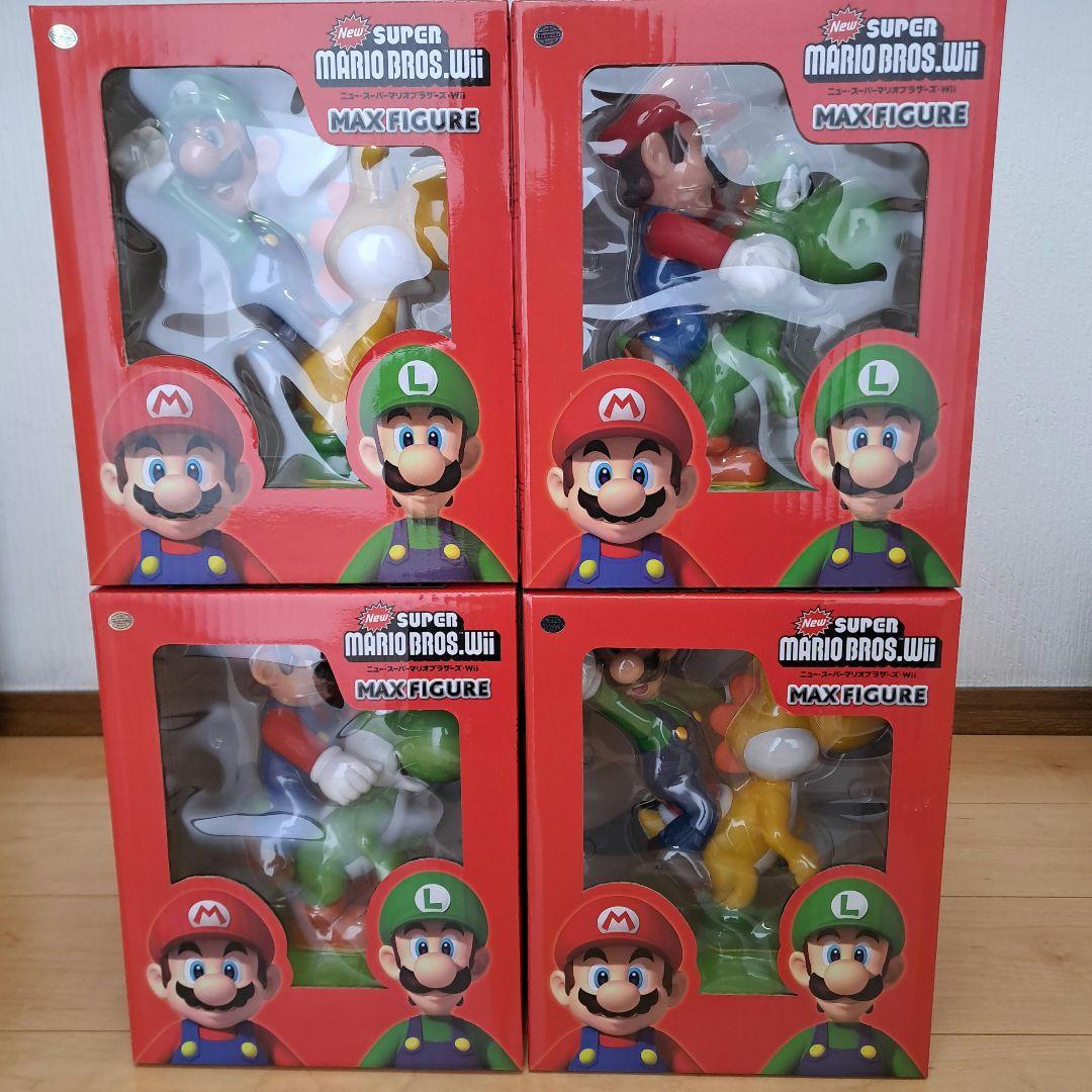 【新品・未使用】 マックスフィギュア wii マリオ ルイージ　フィギュア