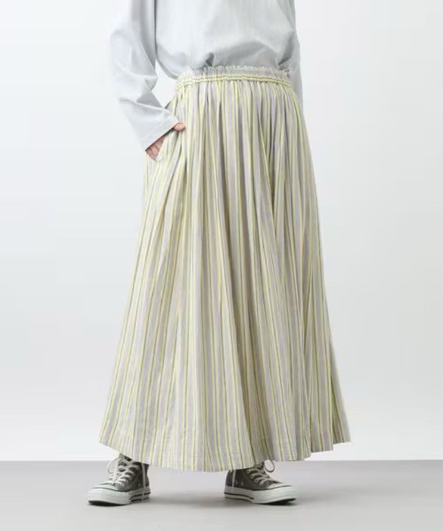 ◯studio CLIP natural by clip ストライプスカート◯