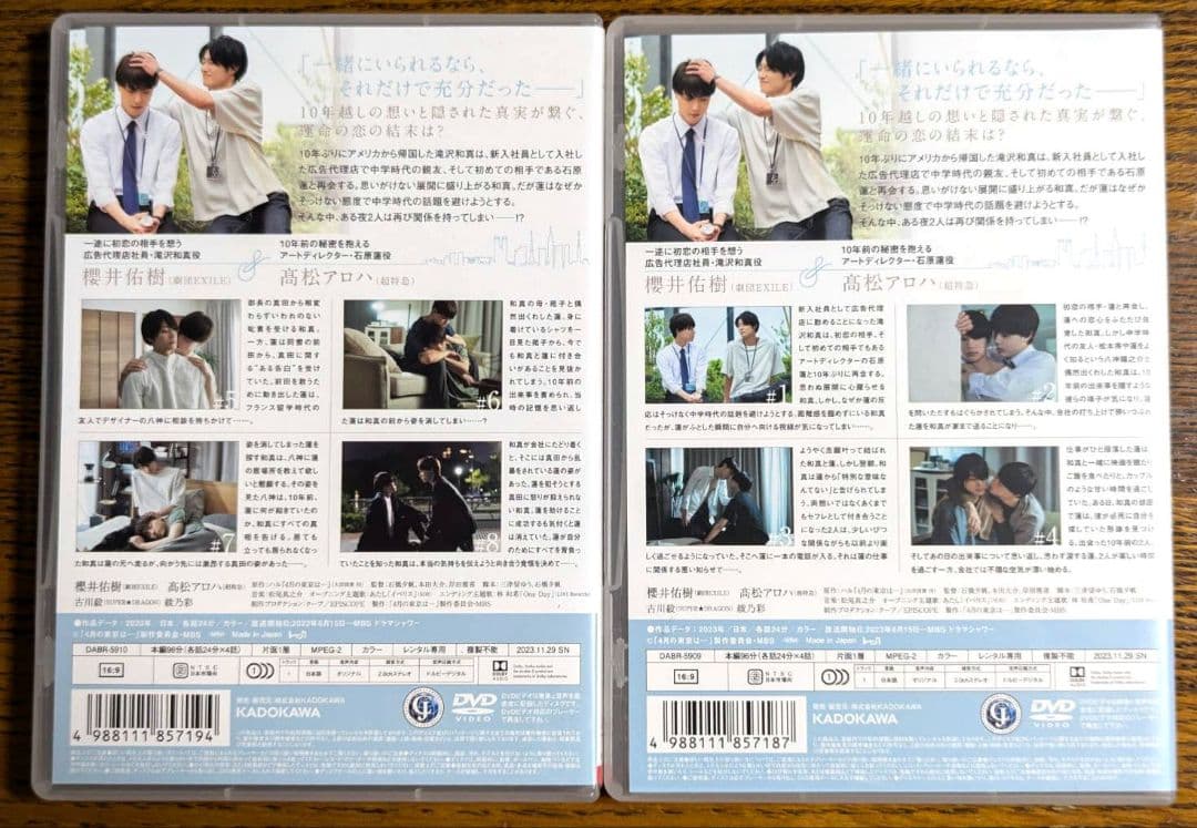 4月の東京は… 　DVD　レンタル　邦画　ＢＬ　テレビドラマ