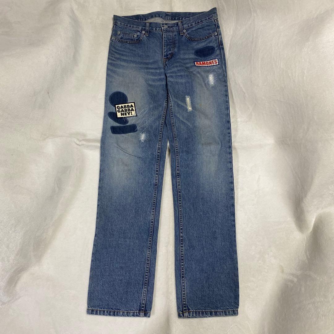 hysteric glamour × Ramones ワッペン コラボ ジーパン