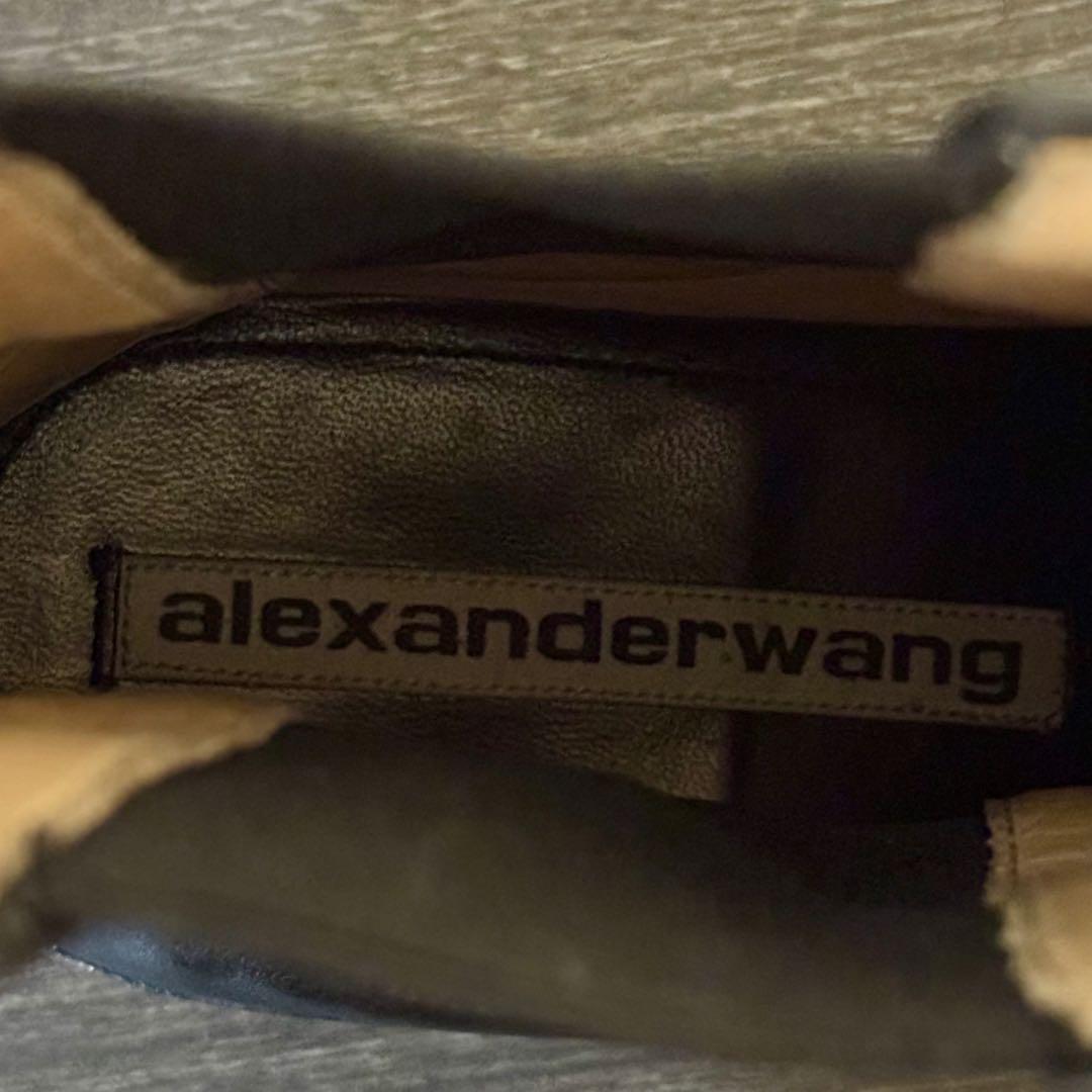 alexanderwang】アレキサンダーワン　サイドゴアブーツ 371/2