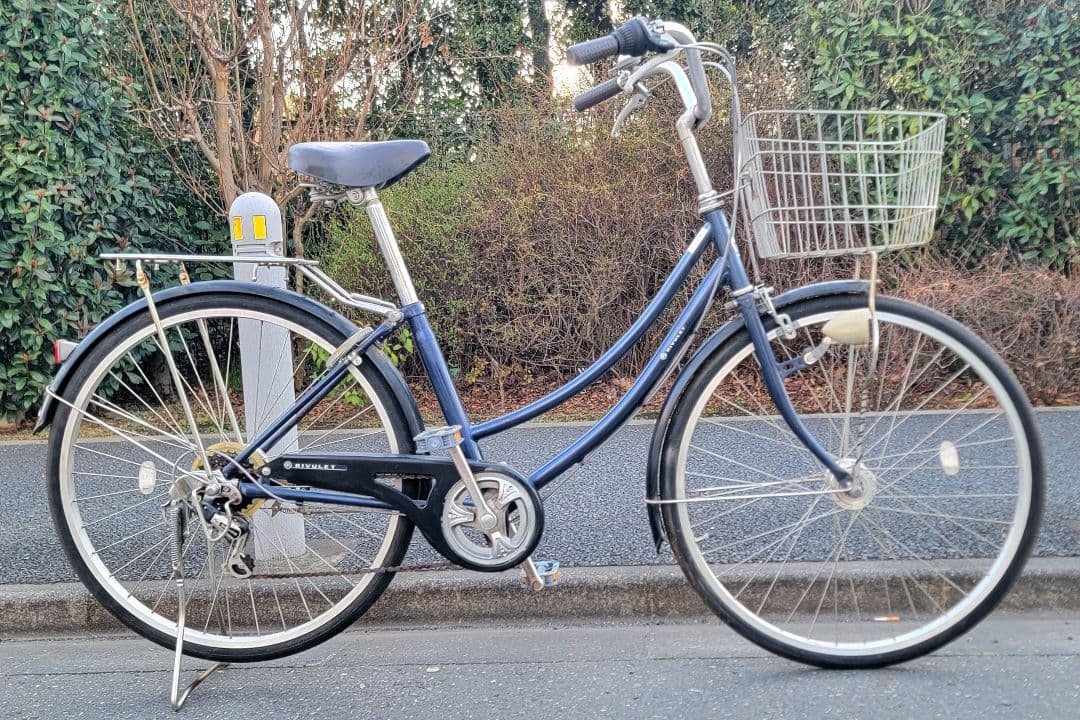 オ-トライト自転車6速ギア カゴ付き