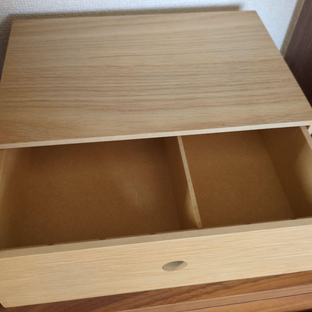 無印良品　木製小物収納一段×３