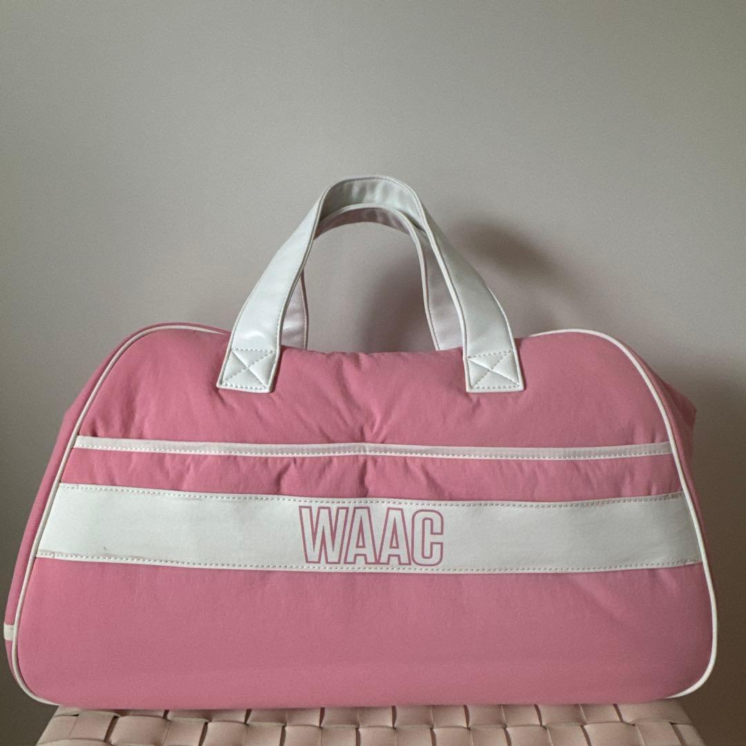 WAAC ピンク ゴルフボストンバック