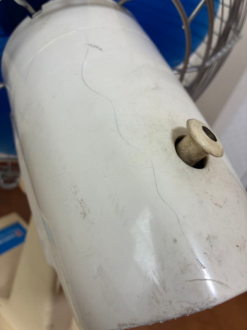 昭和レトロ National 扇風機 青羽根 ダブル首振り 動作品