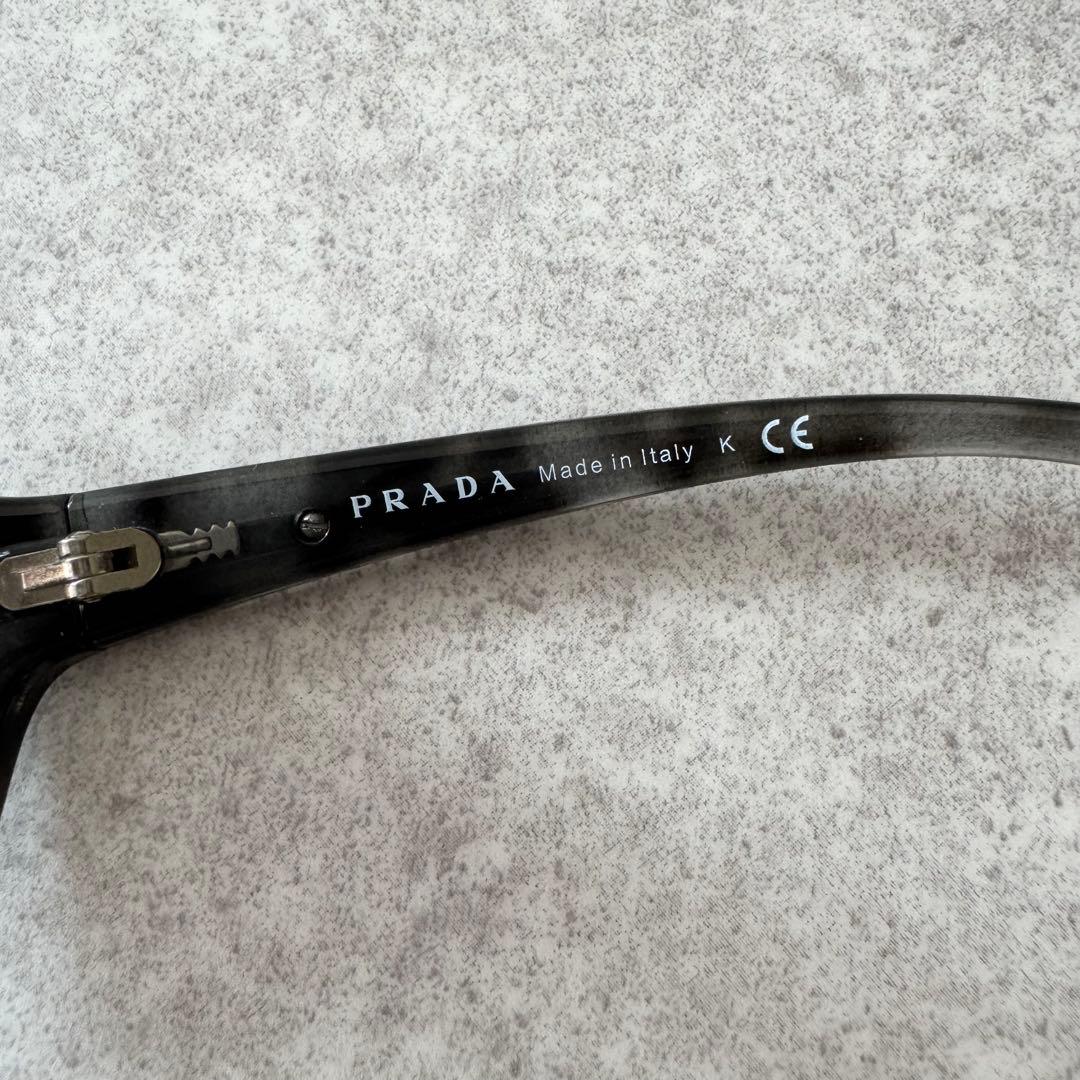 プラダ　GACKT着用　サングラス　SPR14G　べっこう柄　グレー