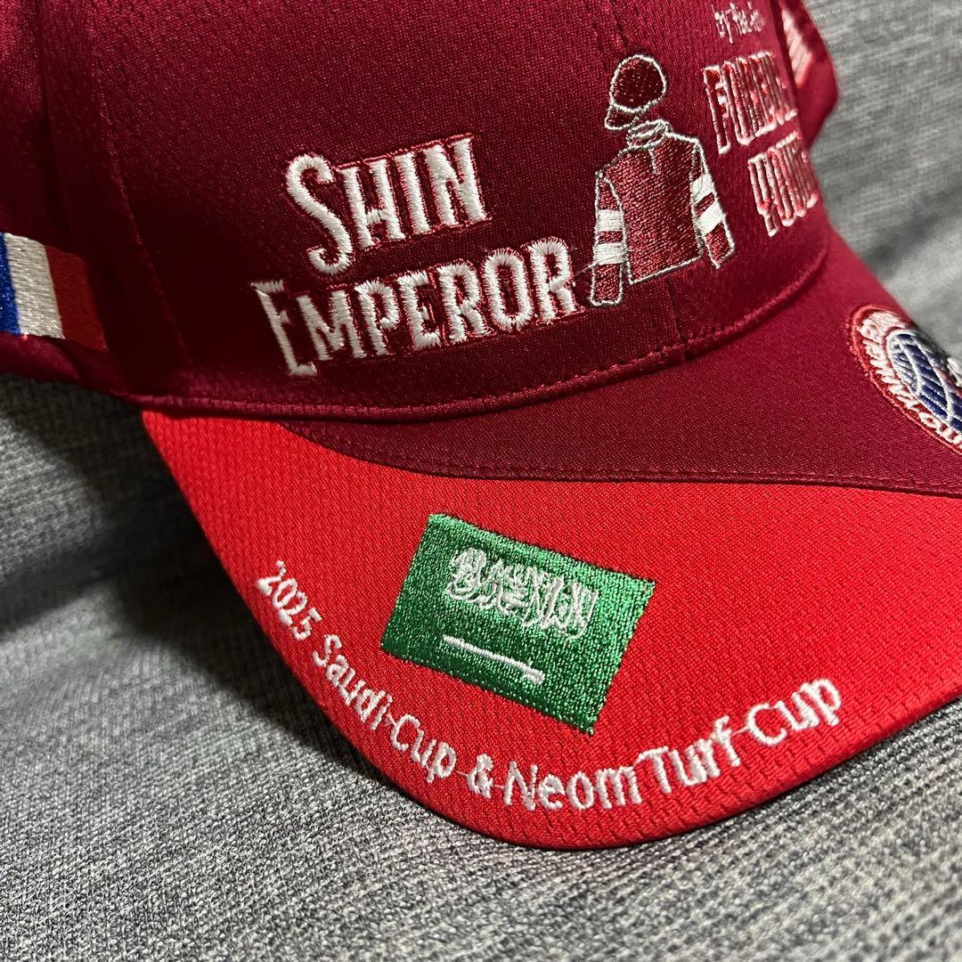 フォーエバーヤング　シンエンペラー　競馬グッズ 競馬 キャップ 帽子