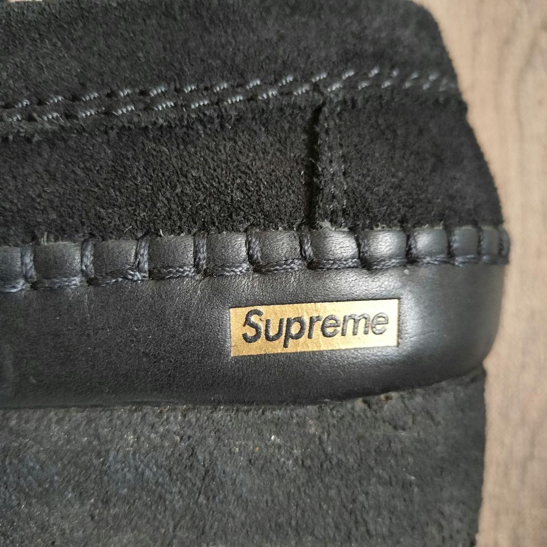 希少✨Supreme Clarks Wallabee 25.5cm 黒