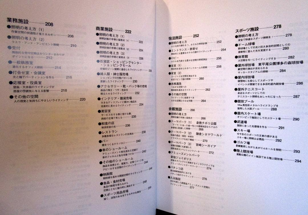 照明事典　Lighting design