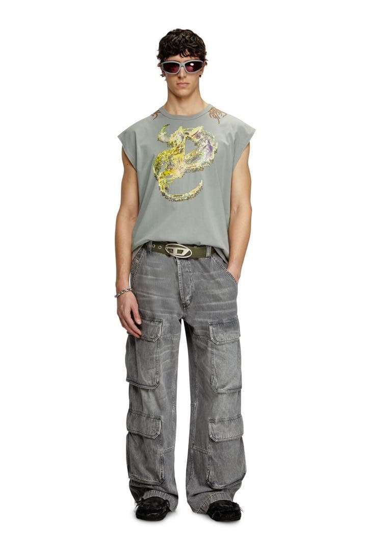 DIESEL タンクトップ　T-Boxt-Sl-R1 25SS 新作