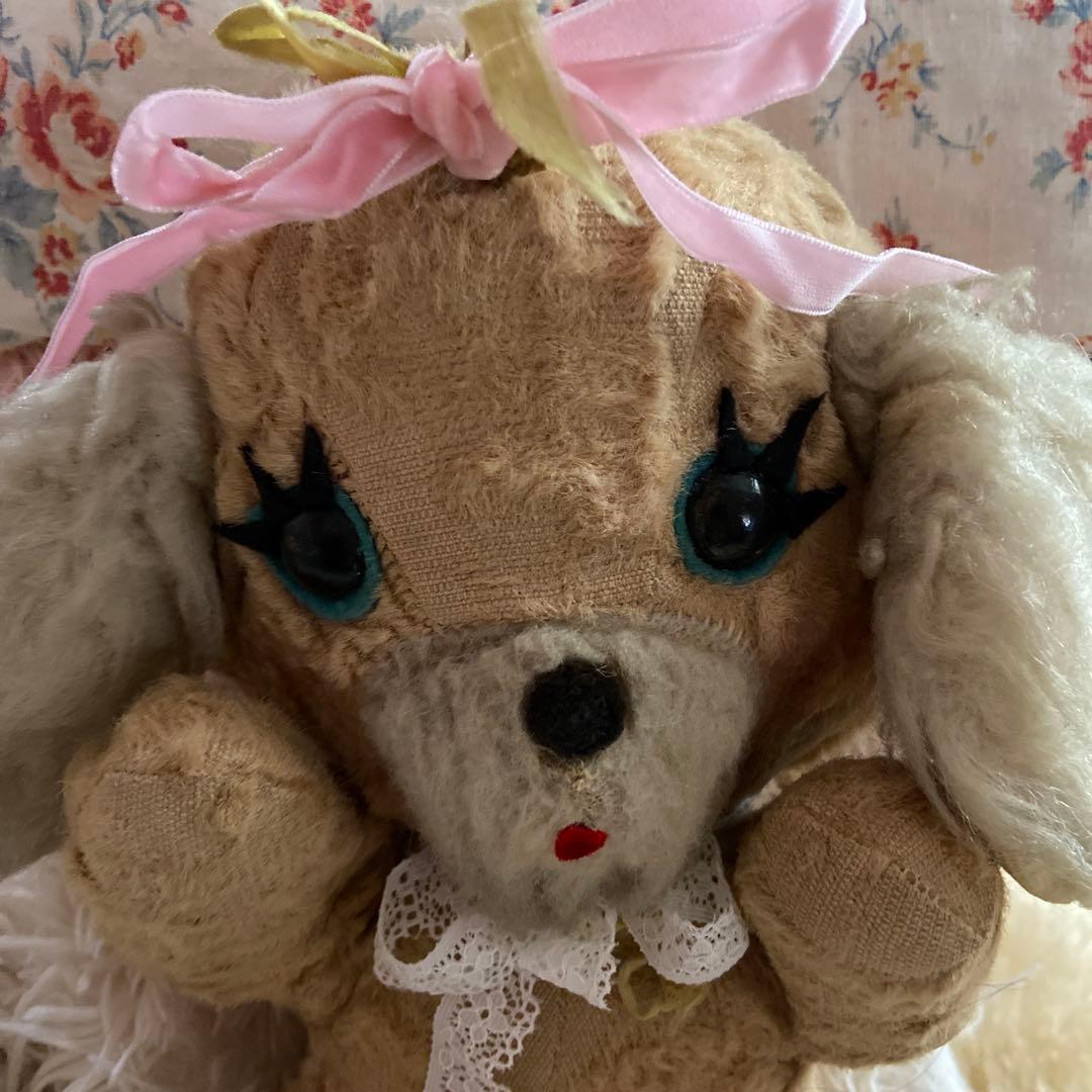 アンティーク　ビンテージわんちゃん　犬のぬいぐるみ
