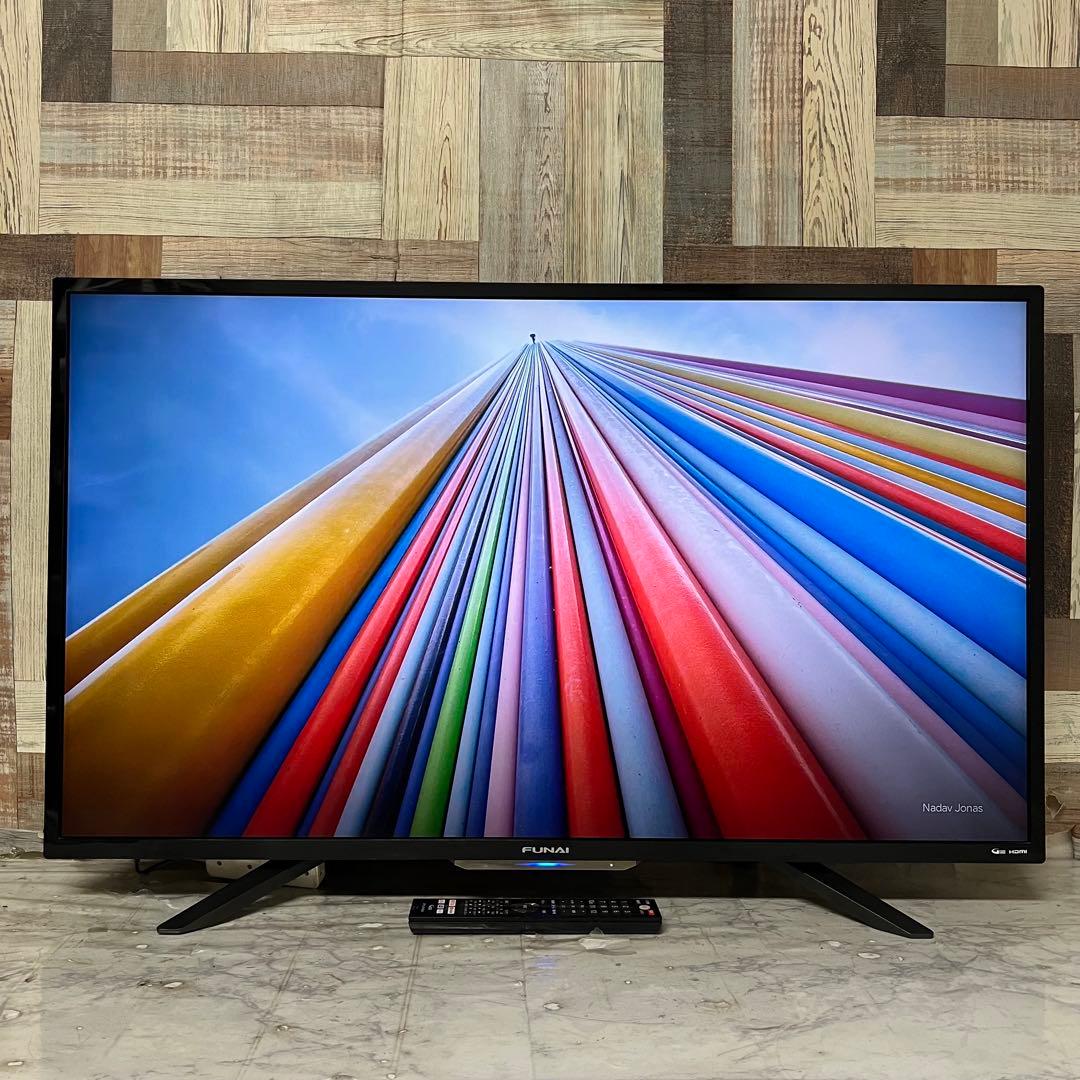 全国送料込❣️ハイスペックFUNAI43型4K録画機能内蔵テレビ ネットアプリ視聴