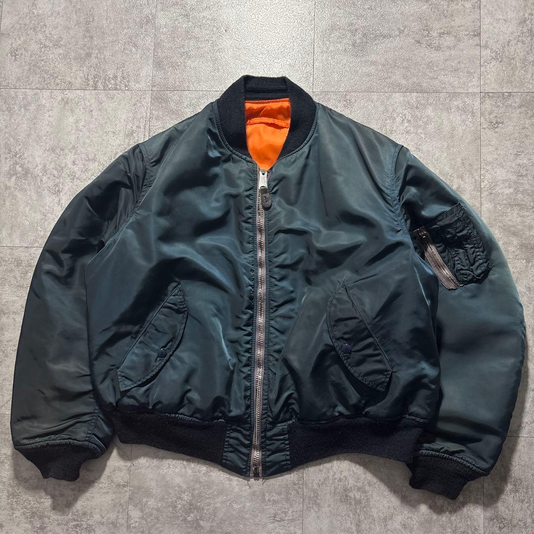 70s〜80s alpha USA製　reversible ma-1 jkt
