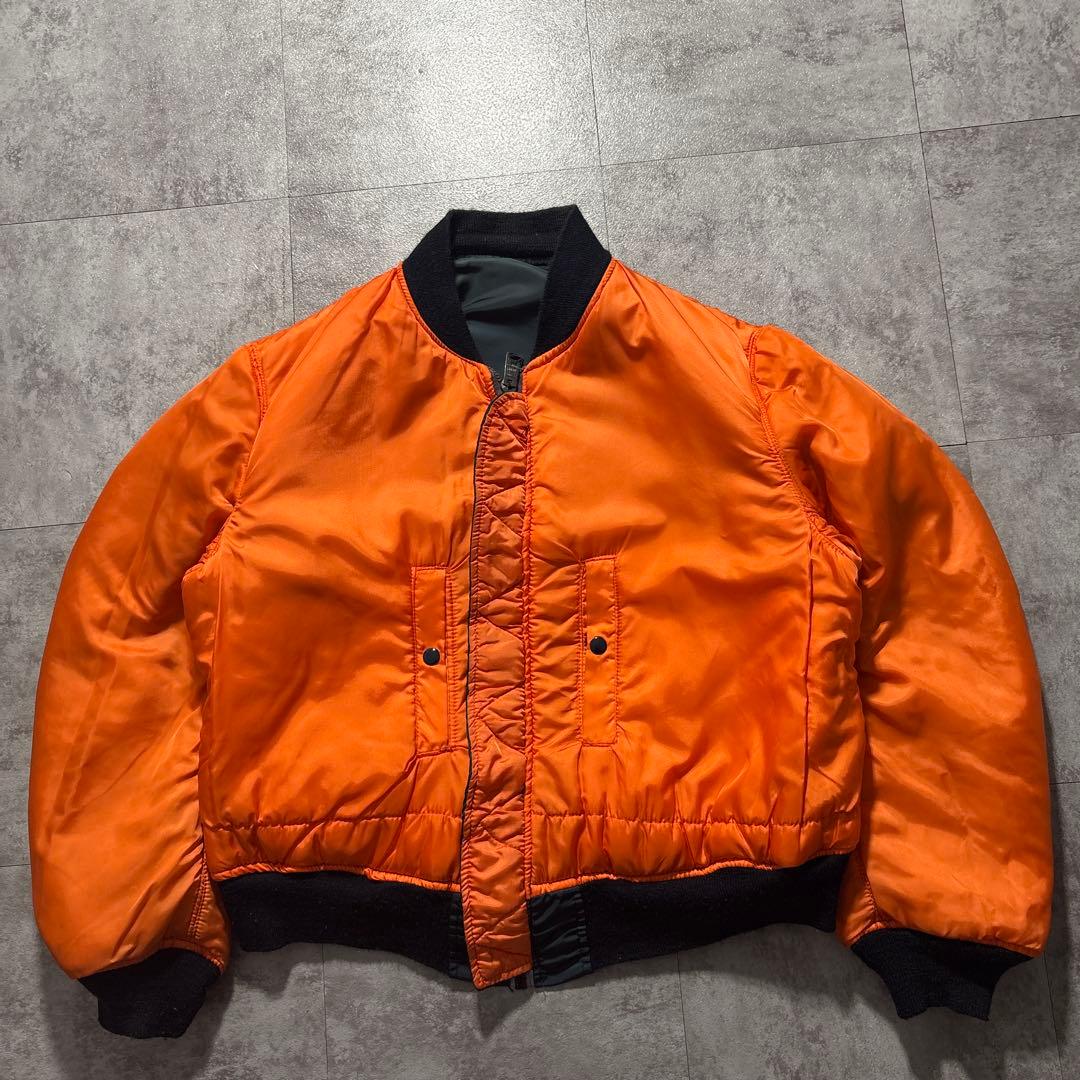 70s〜80s alpha USA製　reversible ma-1 jkt