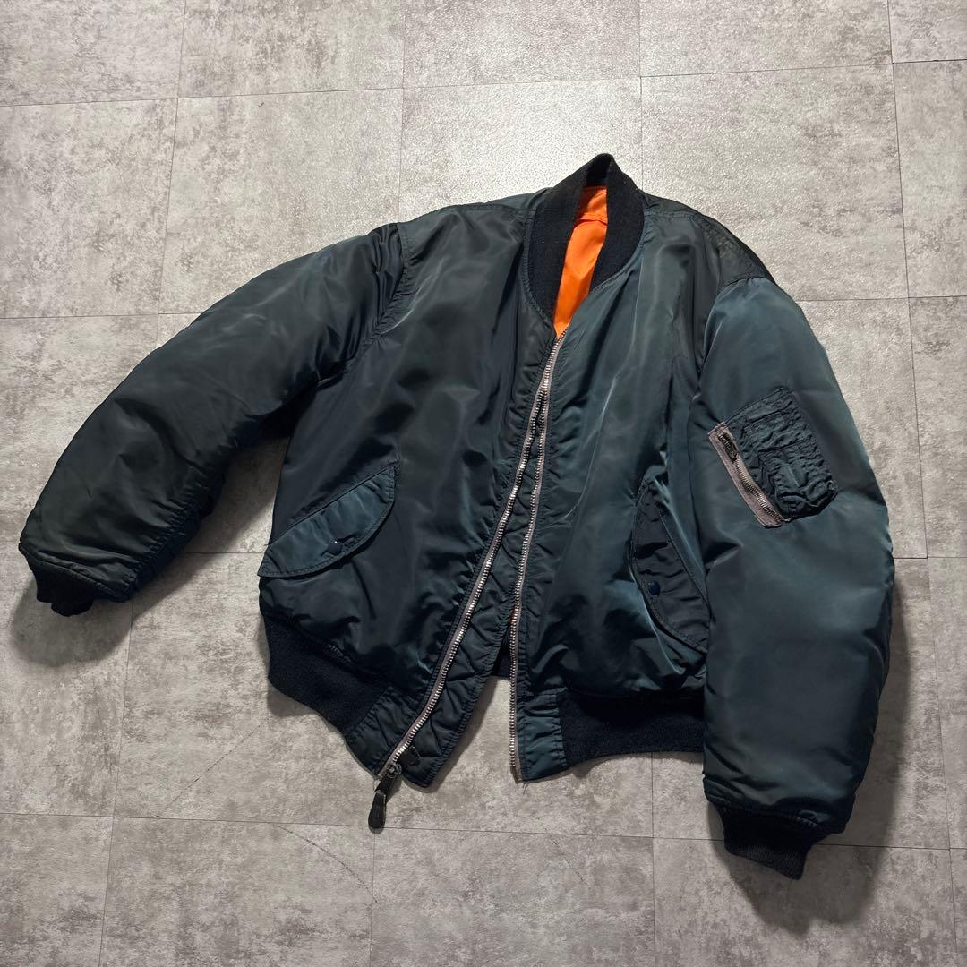 70s〜80s alpha USA製　reversible ma-1 jkt